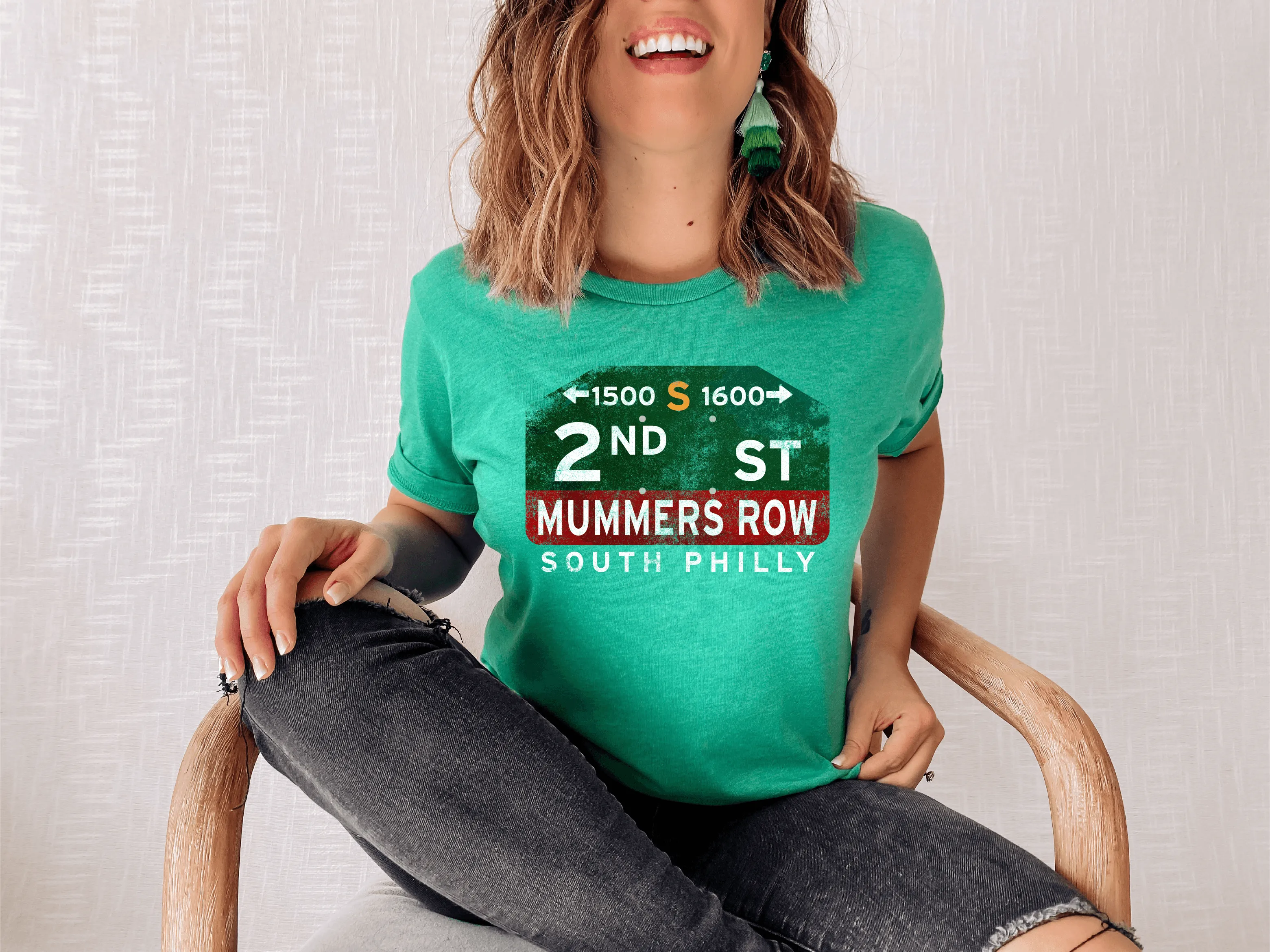 2nd Street Mummers Row | Philadelphia Shirt | Second Street Unisex Tee | Mummers Parade T-Shirt