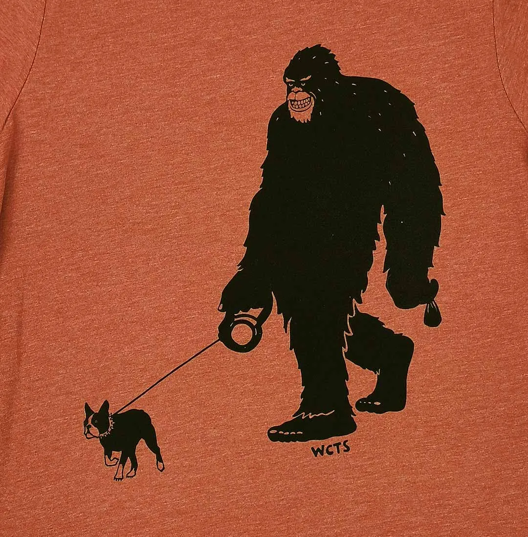 Adult Unisex Walking the Dog Graphic Tee