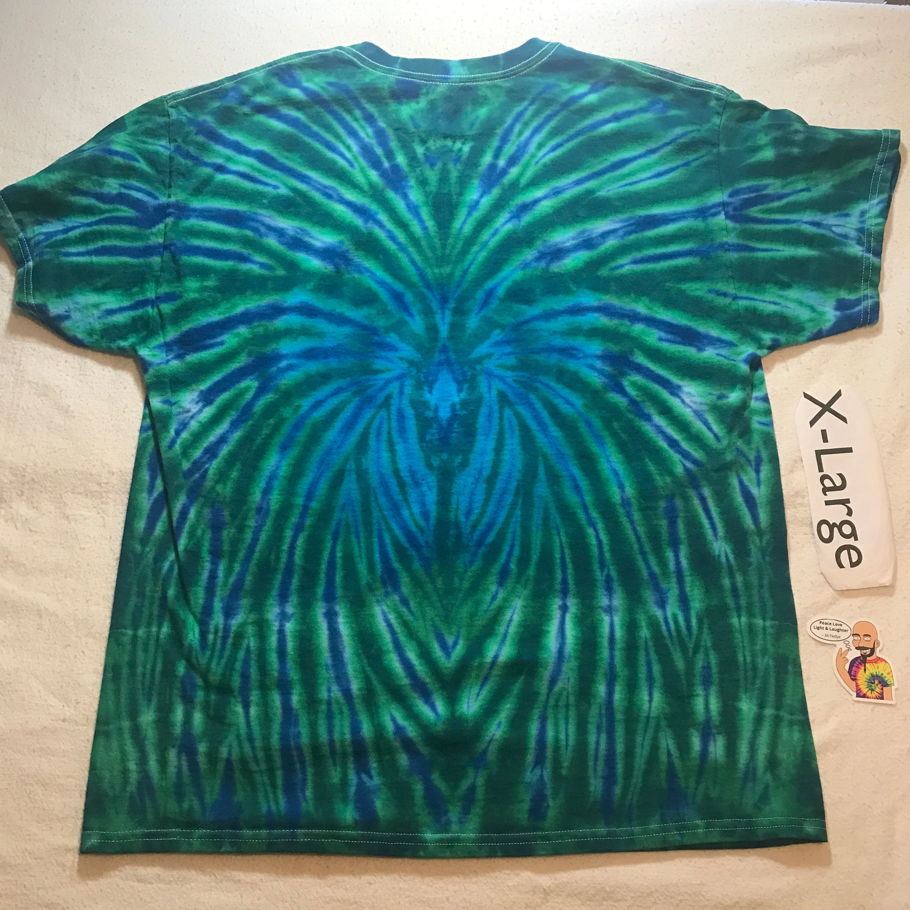 Adult XL Spider Tie Dye tee