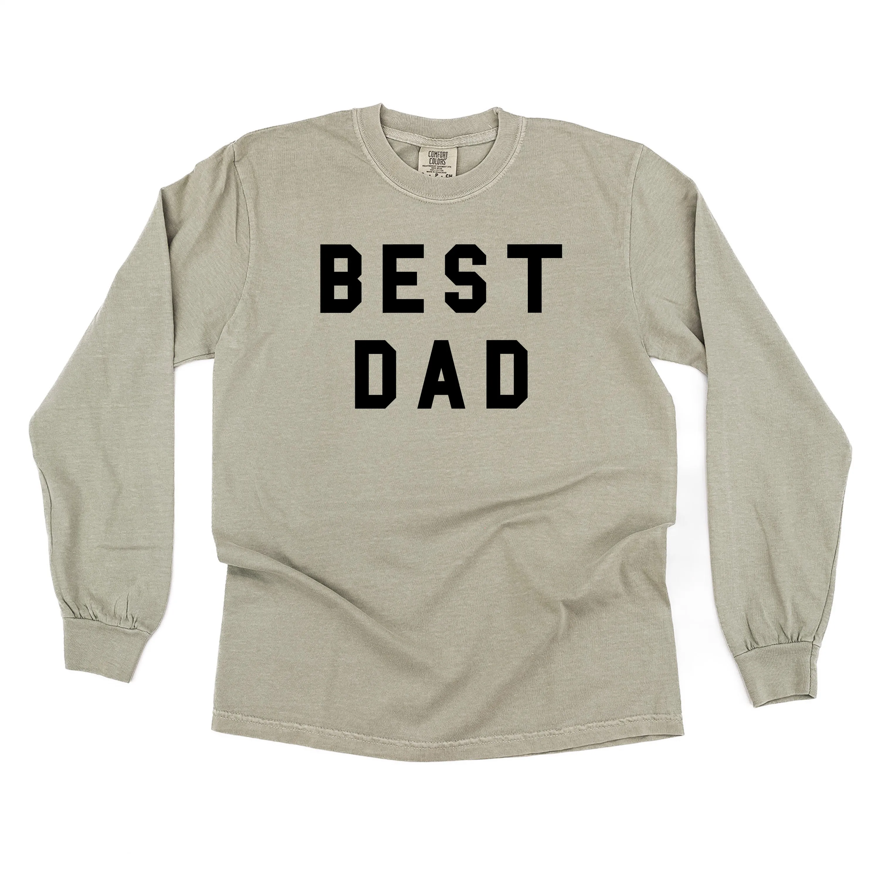 BEST DAD - LONG SLEEVE COMFORT COLORS TEE