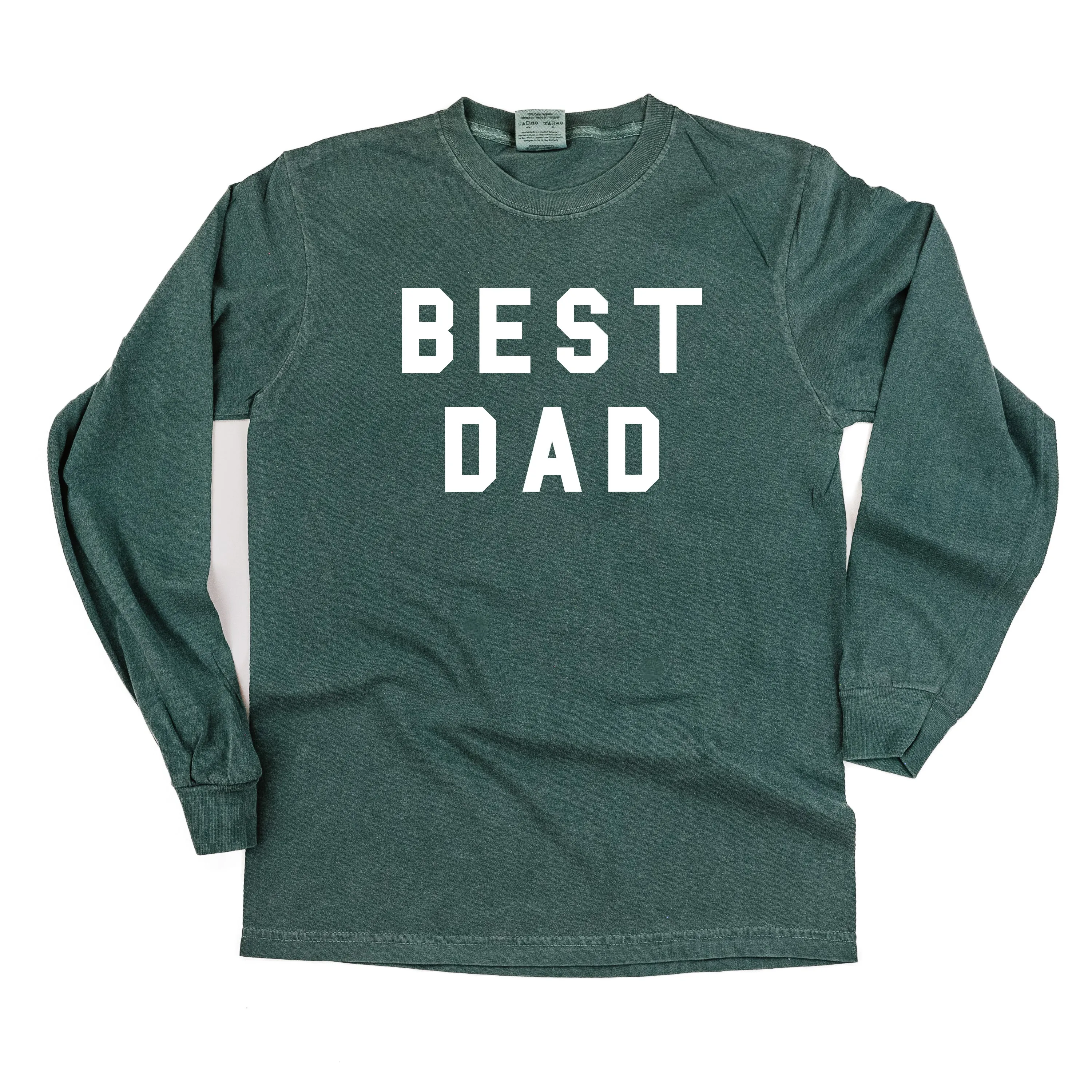 BEST DAD - LONG SLEEVE COMFORT COLORS TEE