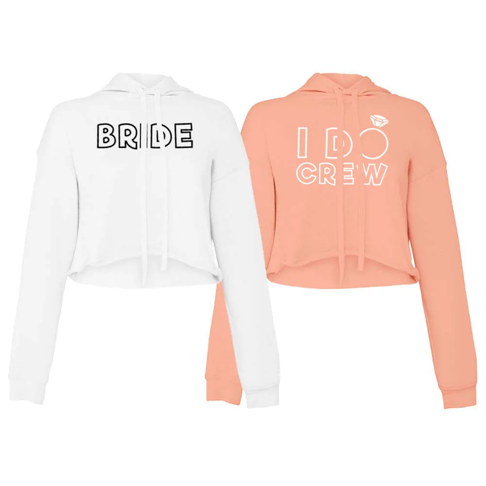 Bride & I Do Crew in Outline (195) Sweatshirt