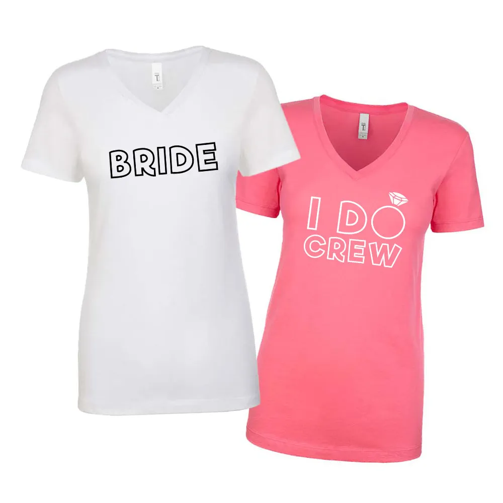 Bride & I Do Crew in Outline (195) Sweatshirt