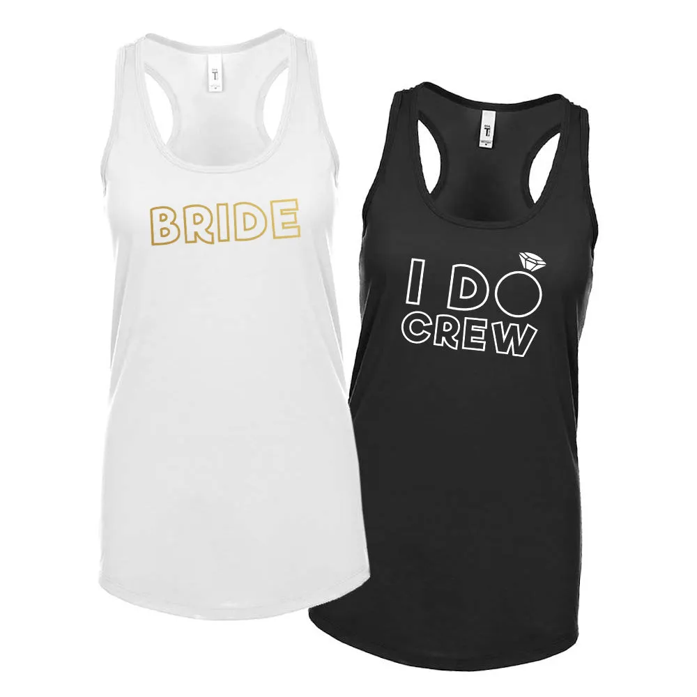 Bride & I Do Crew in Outline (195) Sweatshirt