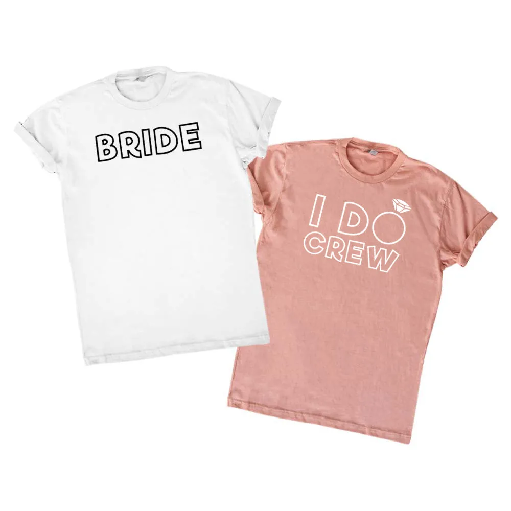 Bride & I Do Crew in Outline (195) Sweatshirt