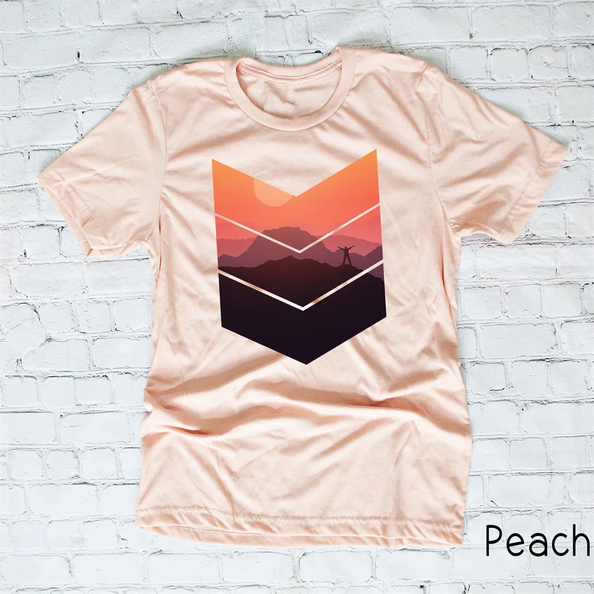 Chevron Sunset Hiker Tee