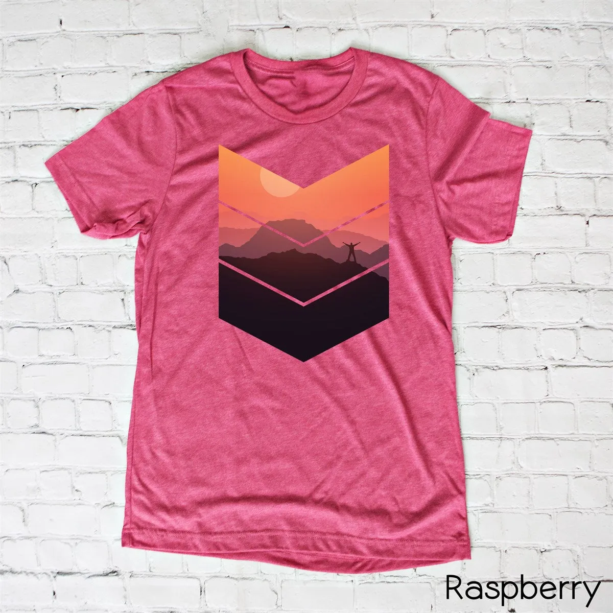 Chevron Sunset Hiker Tee