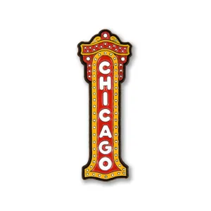 Chicago Theatre Enamel Pin