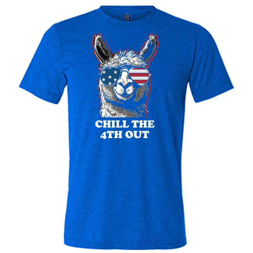 Chill The 4th Out Llama Shirt Unisex