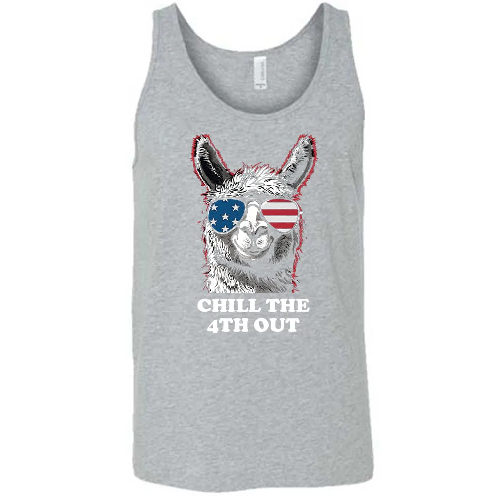 Chill The 4th Out Llama Shirt Unisex