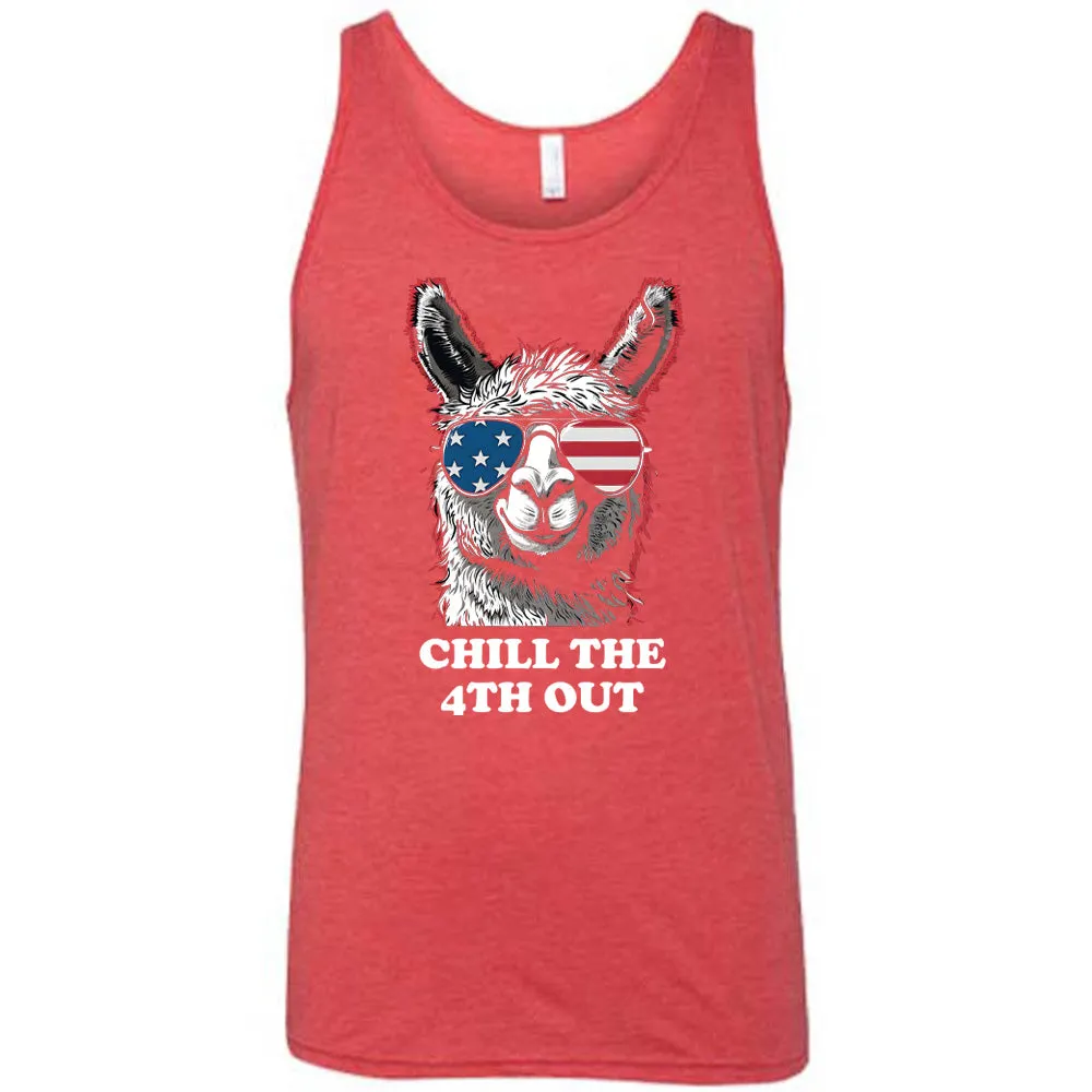 Chill The 4th Out Llama Shirt Unisex