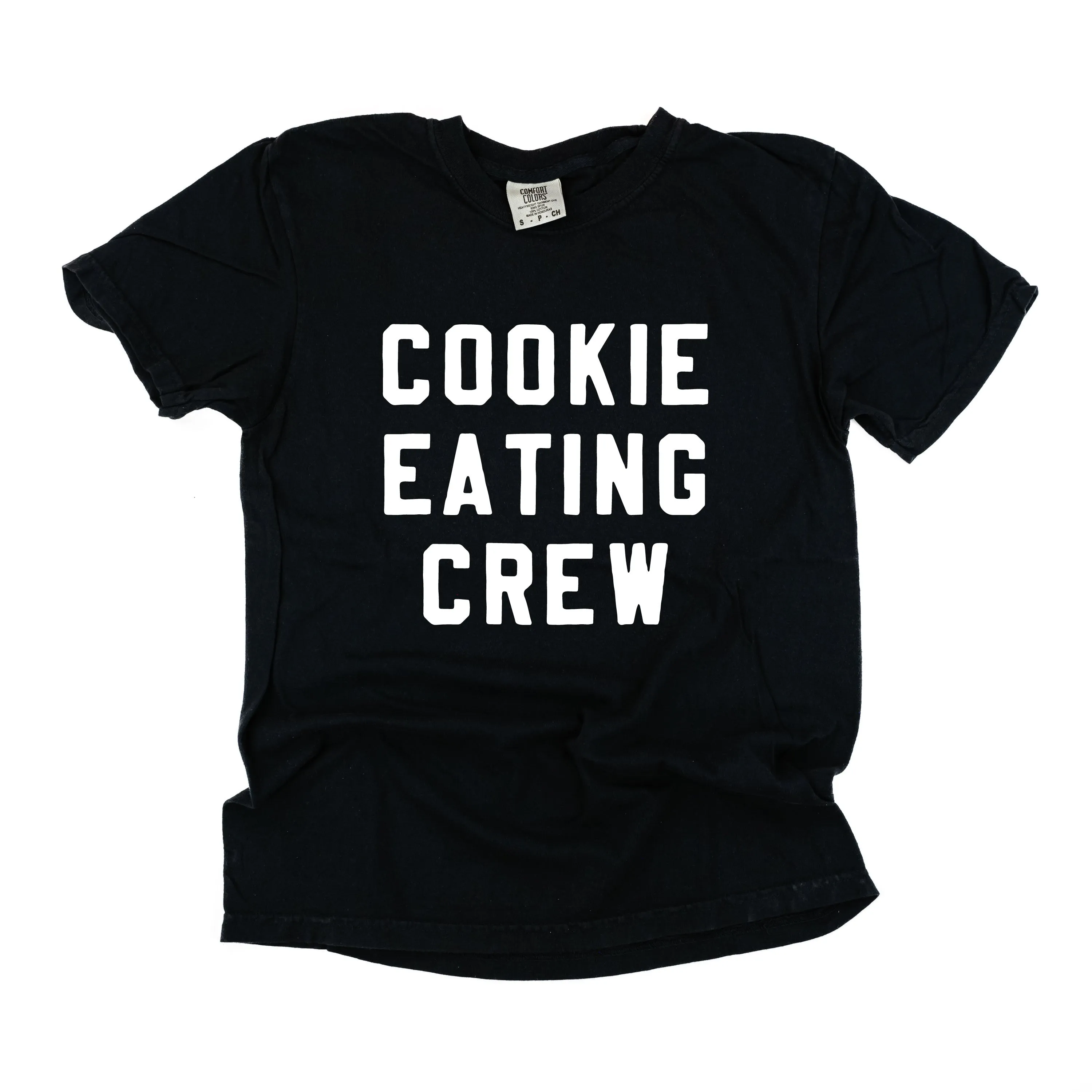 Cookie Eating Crew - Block Font - Comfort Colors Tee