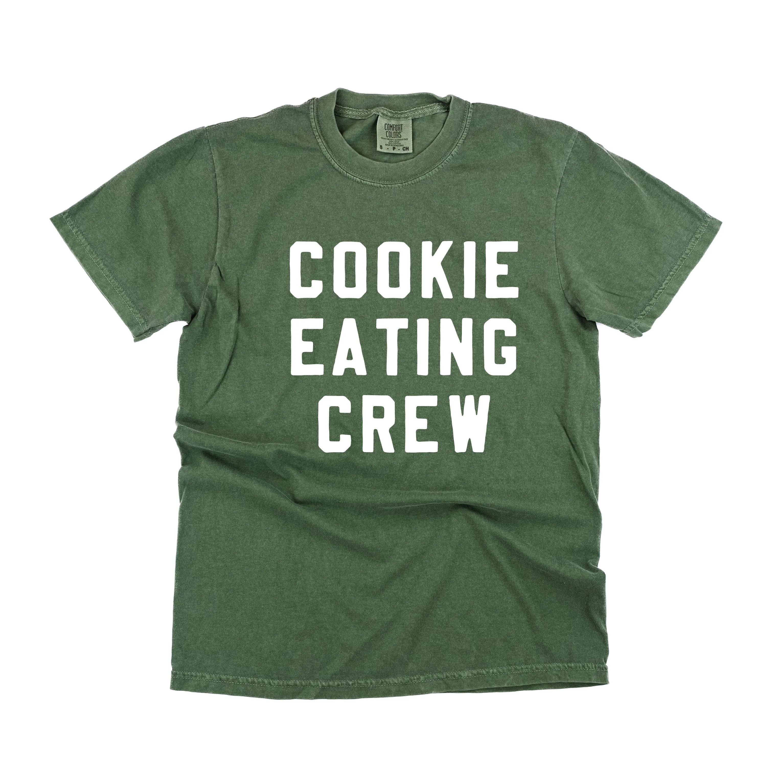 Cookie Eating Crew - Block Font - Comfort Colors Tee