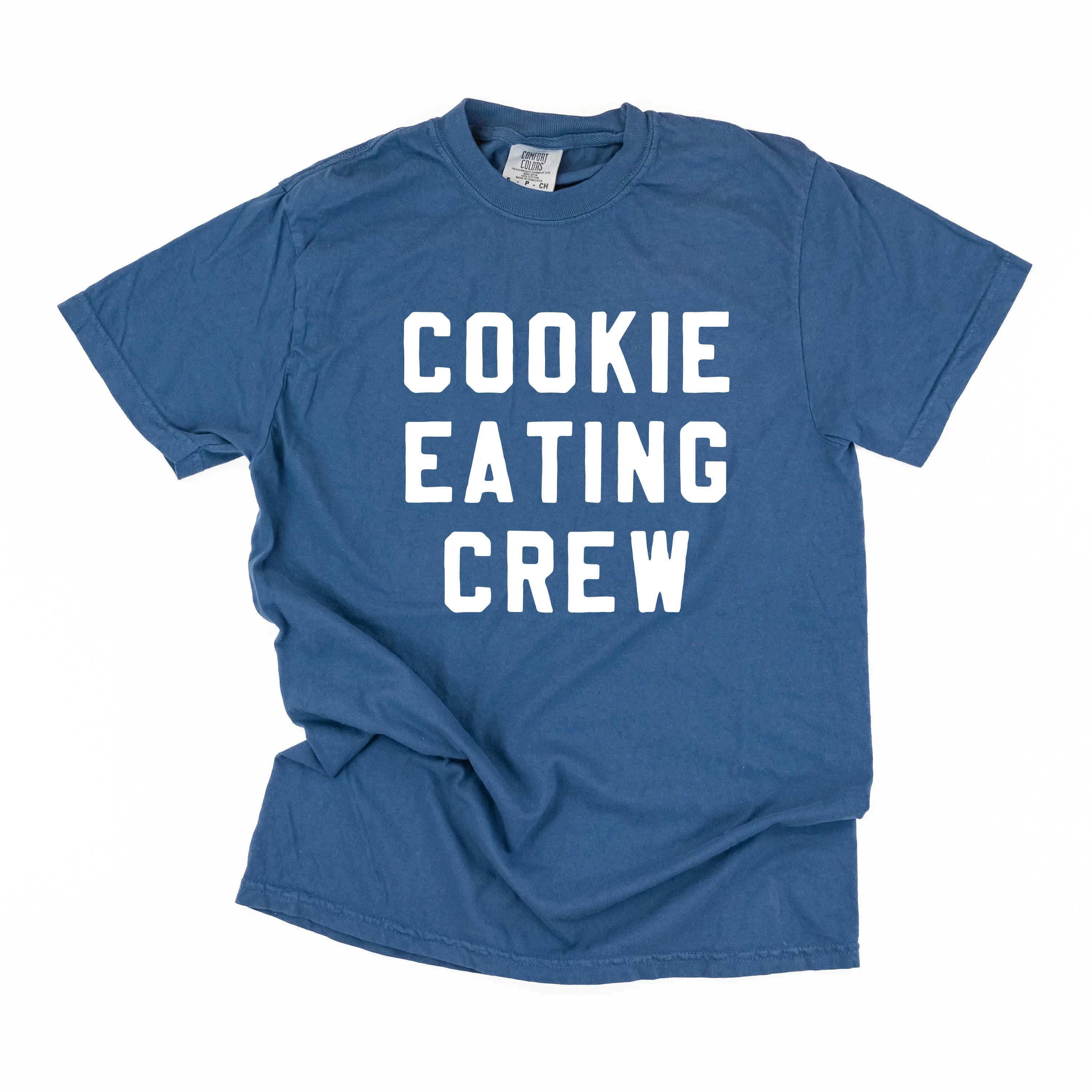 Cookie Eating Crew - Block Font - Comfort Colors Tee