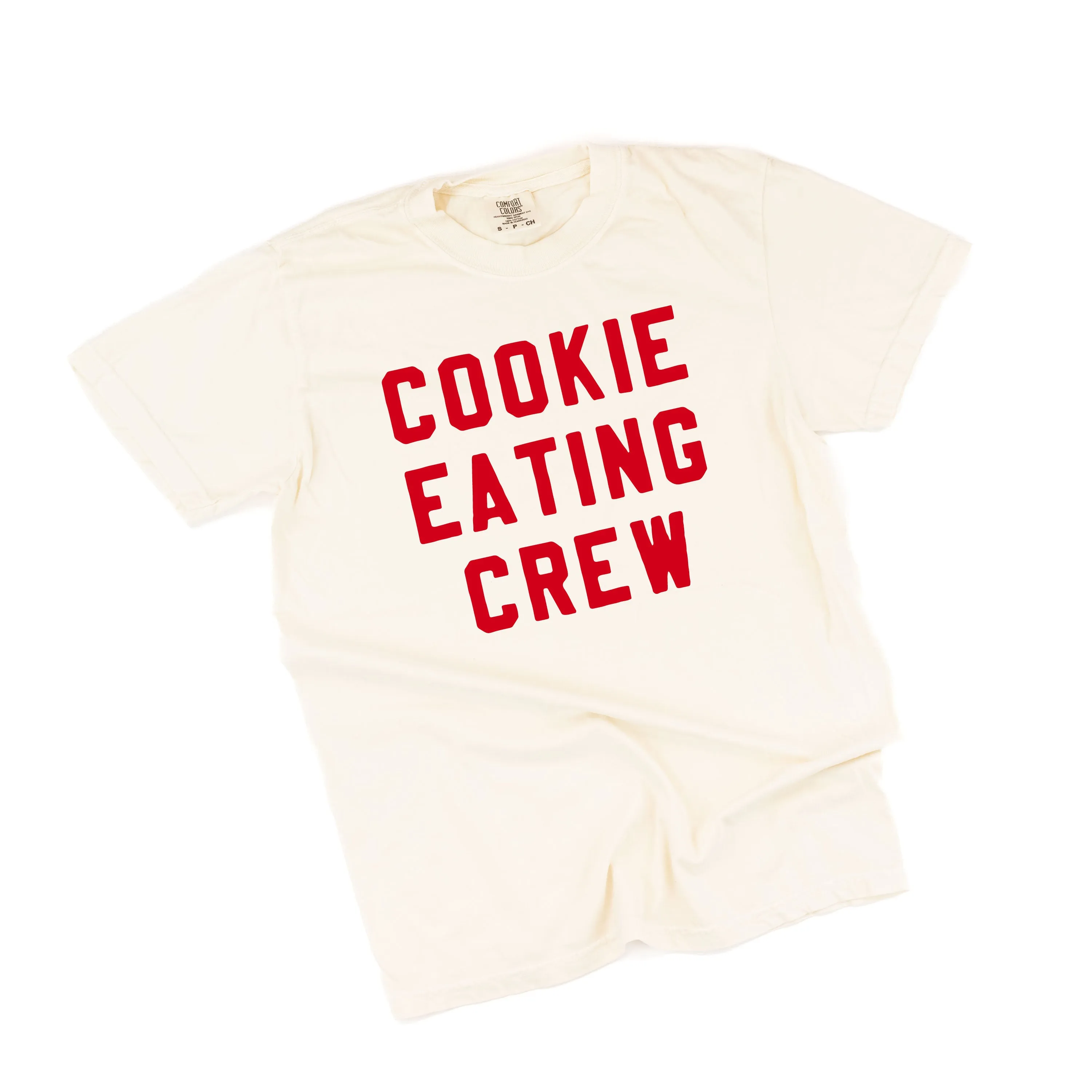 Cookie Eating Crew - Block Font - Comfort Colors Tee