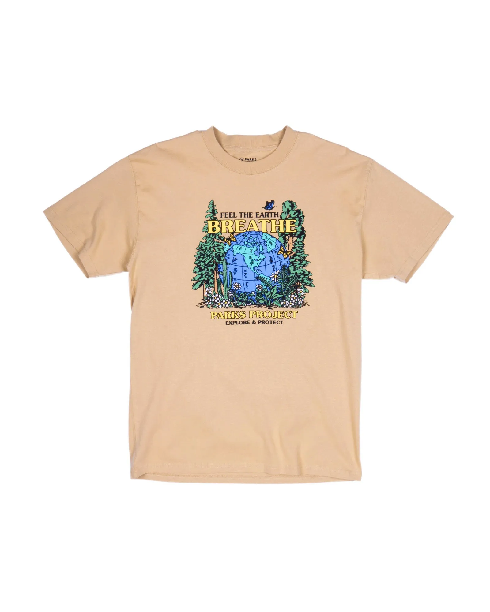 Feel the Earth Breathe Globe Tee