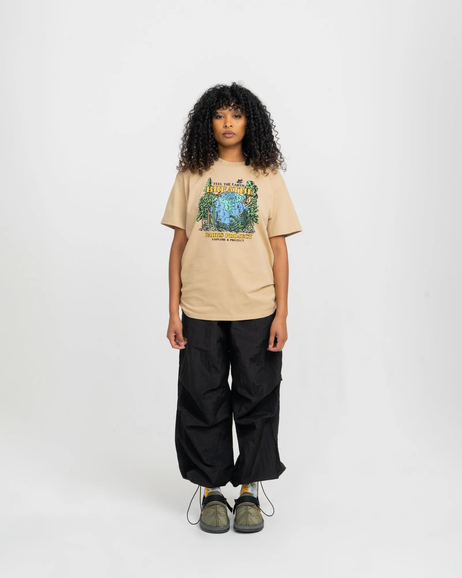 Feel the Earth Breathe Globe Tee