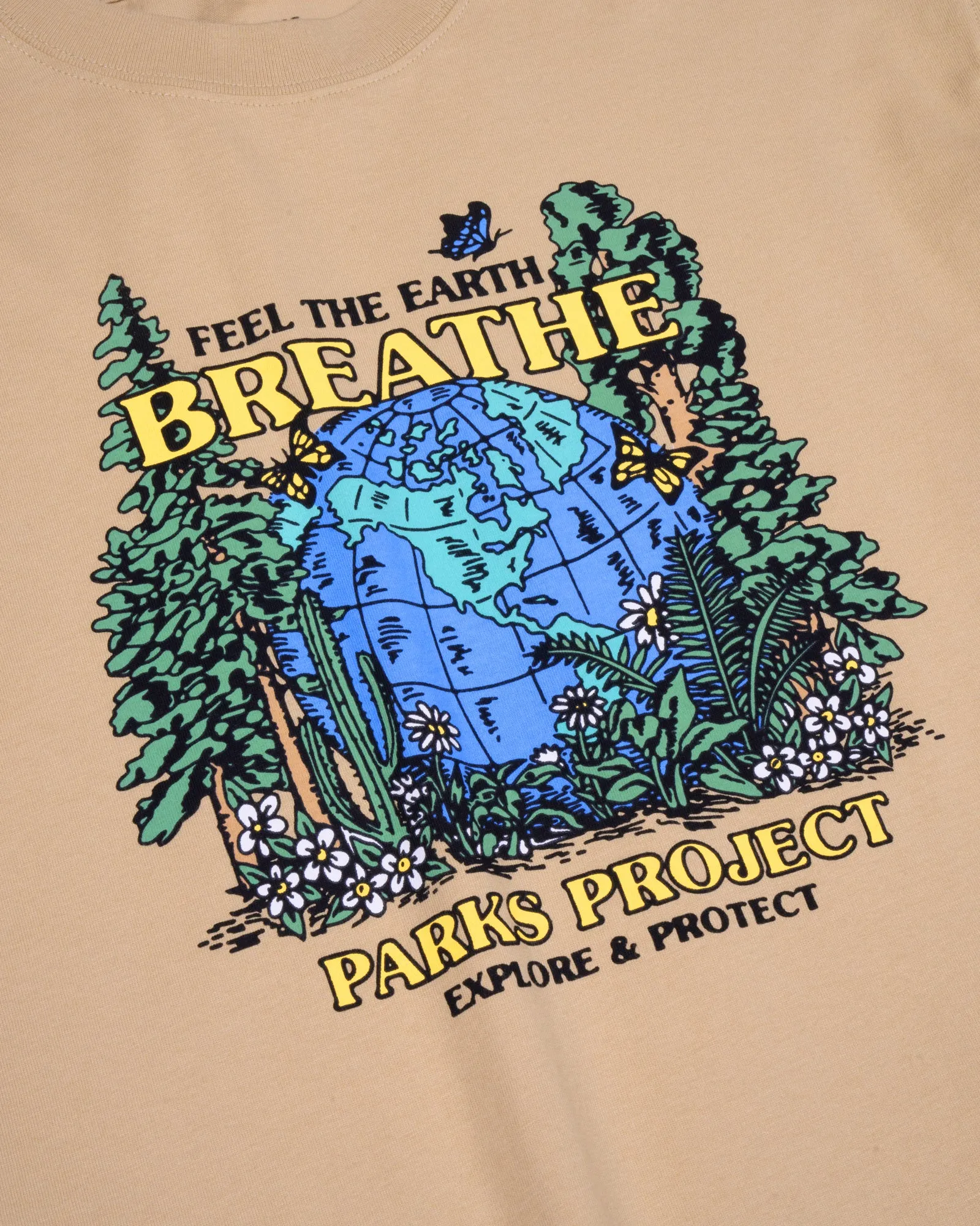 Feel the Earth Breathe Globe Tee