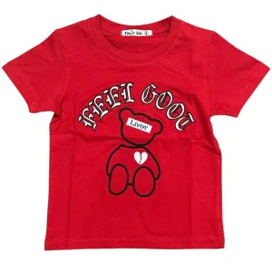 Focus Kids 'Feel Good' T-Shirt (Red) 80525K/JB