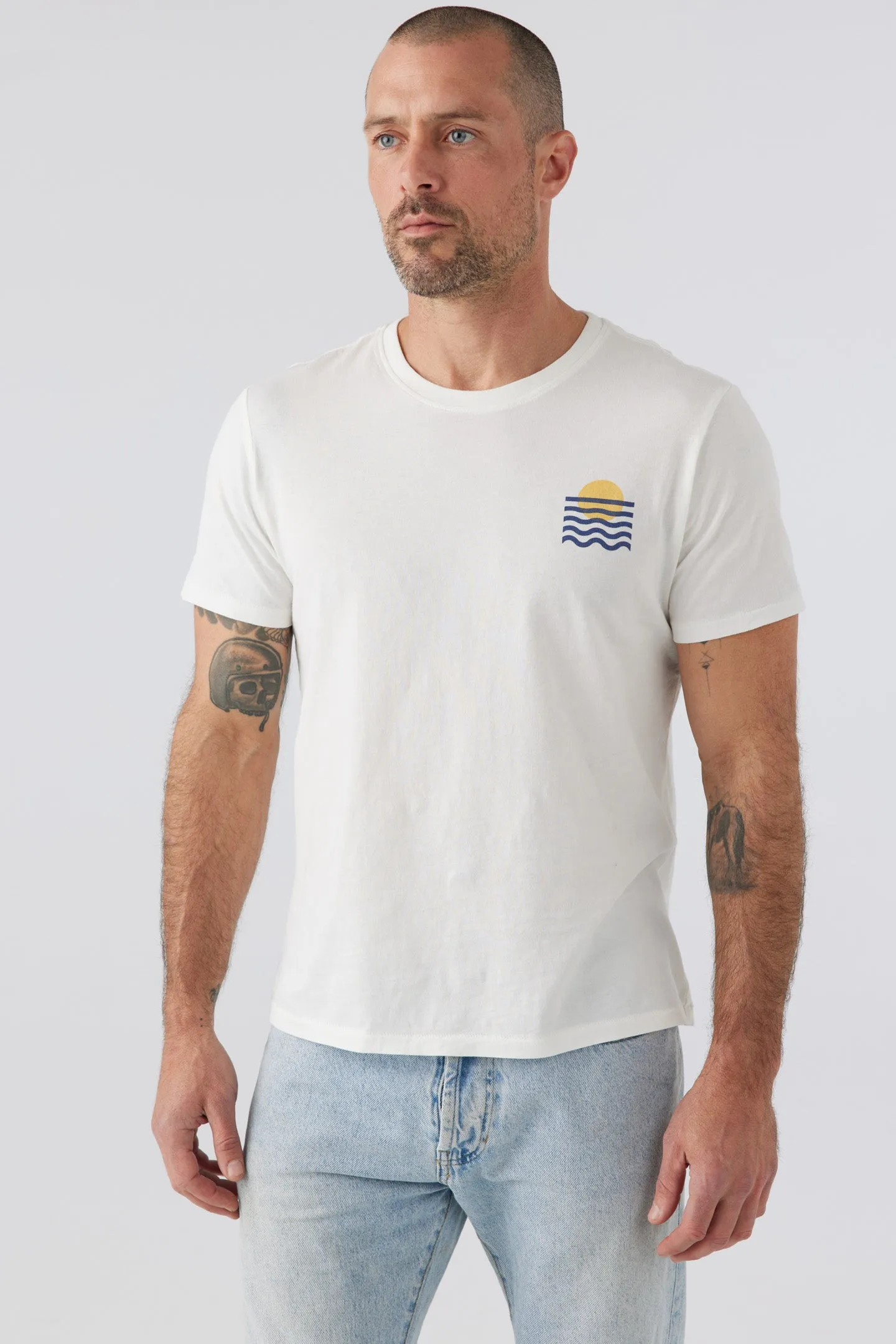 Geo Wave Sunset Tee