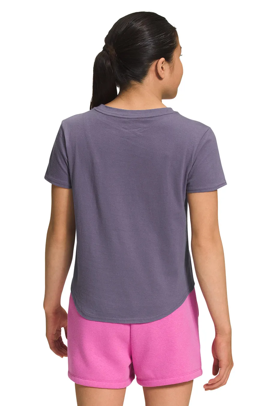 Girls T-Shirt North Face Purple Mountains