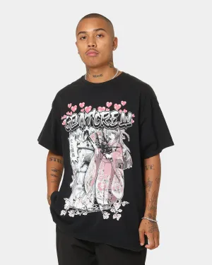 Goat Crew Shojo Manga T-Shirt Black Wash