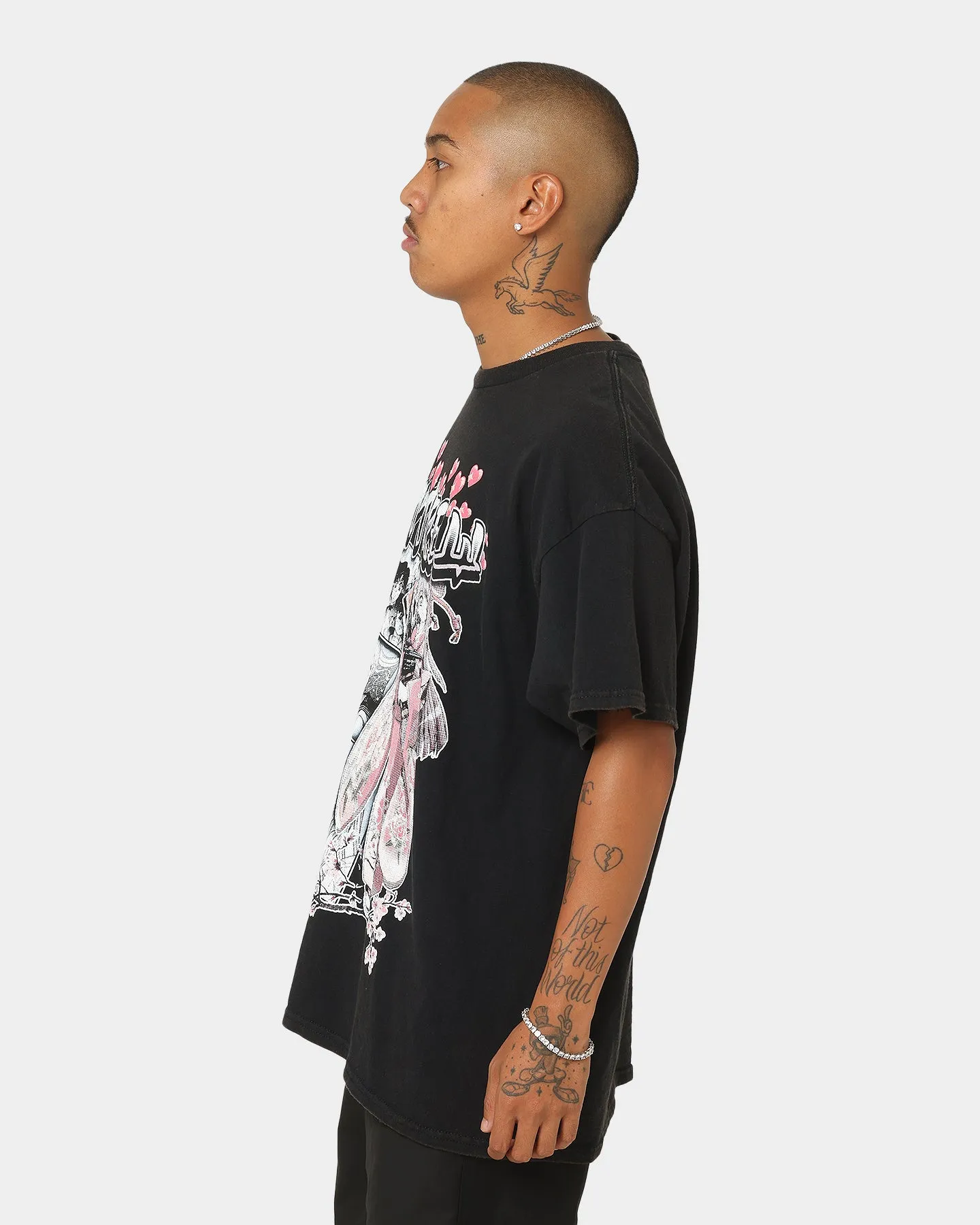 Goat Crew Shojo Manga T-Shirt Black Wash