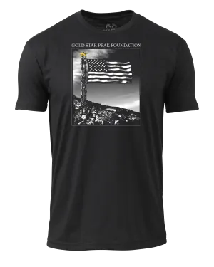 Gold Star Peak Foundation T-Shirt | Black