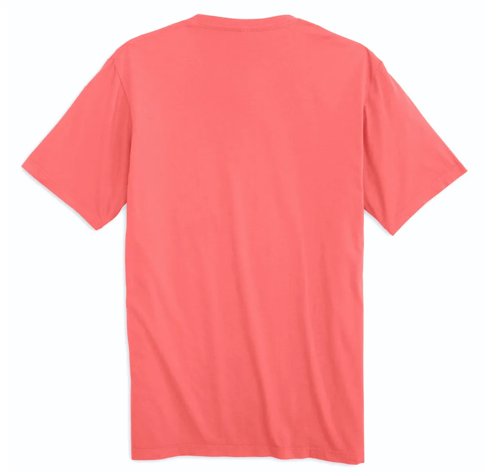 High Tide: Short Sleeve T-Shirt - Coral