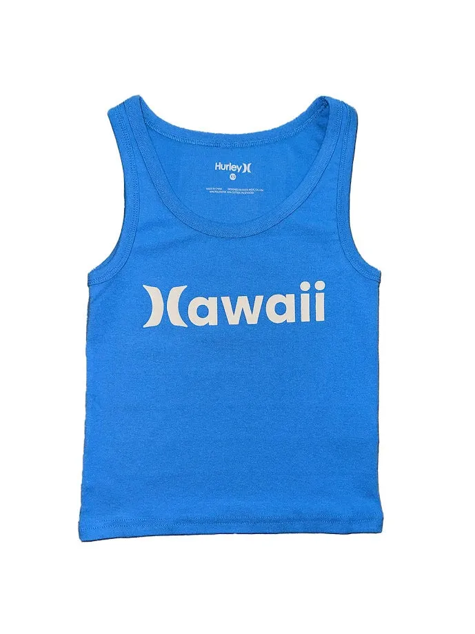 HURLEY HAWAII WOMENS TANK - BLUE