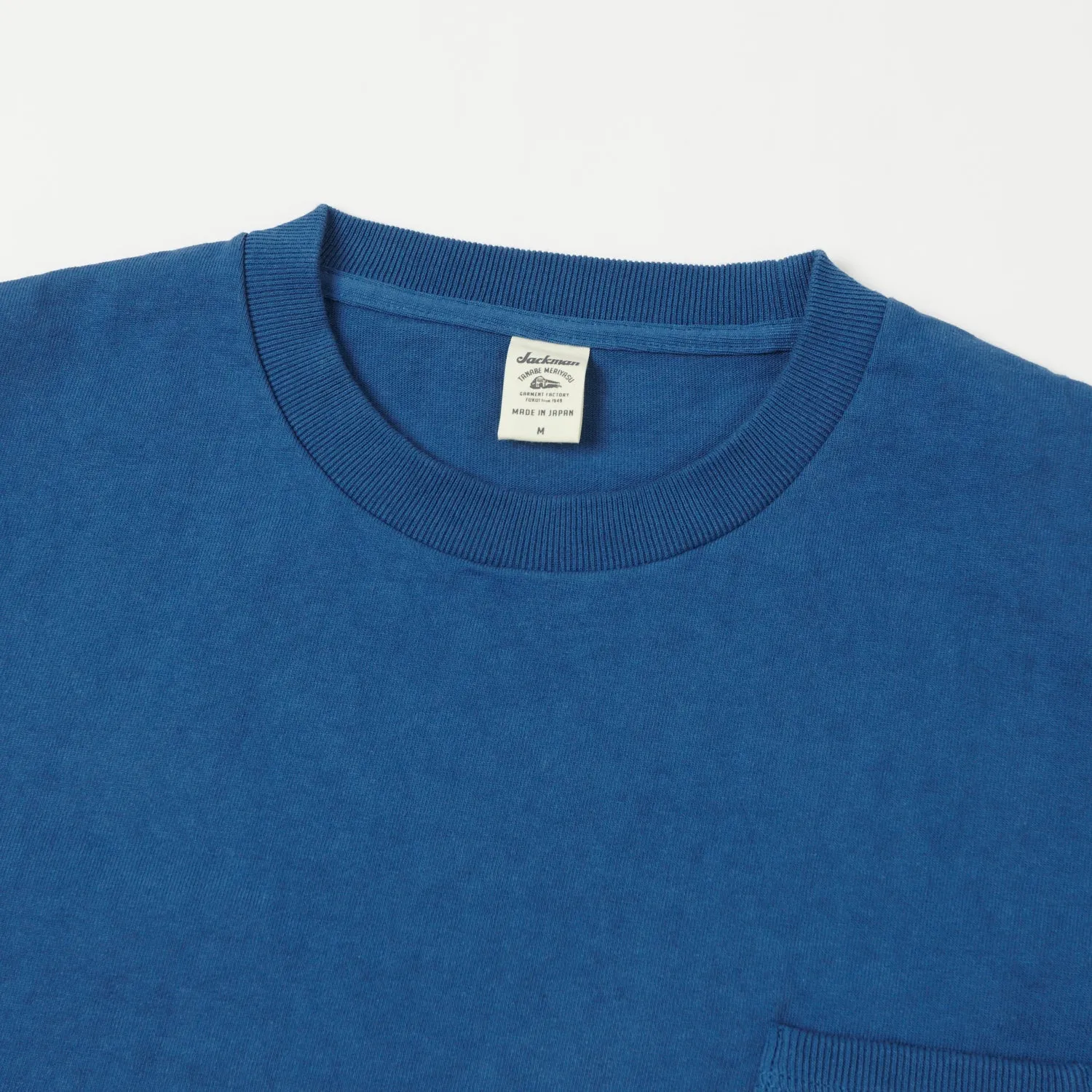 Jackman JM5870 Dotsume Pocket Tee - Horizon Blue