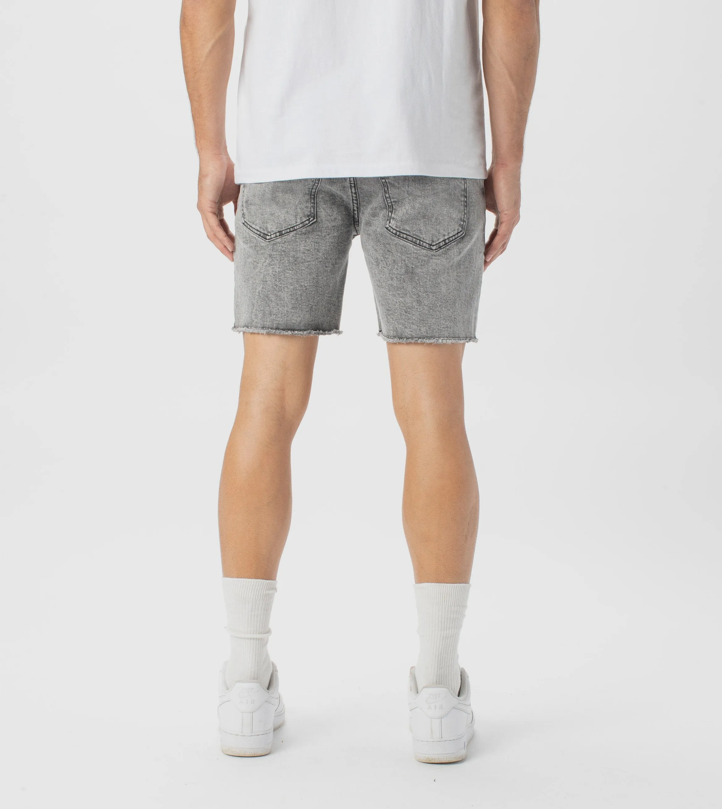 Joe Blow Denim Short Grey