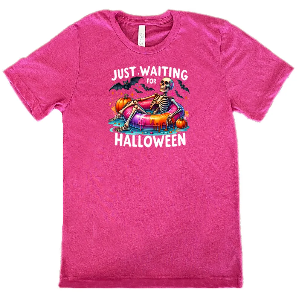 Just Waiting For Halloween Shirt Unisex