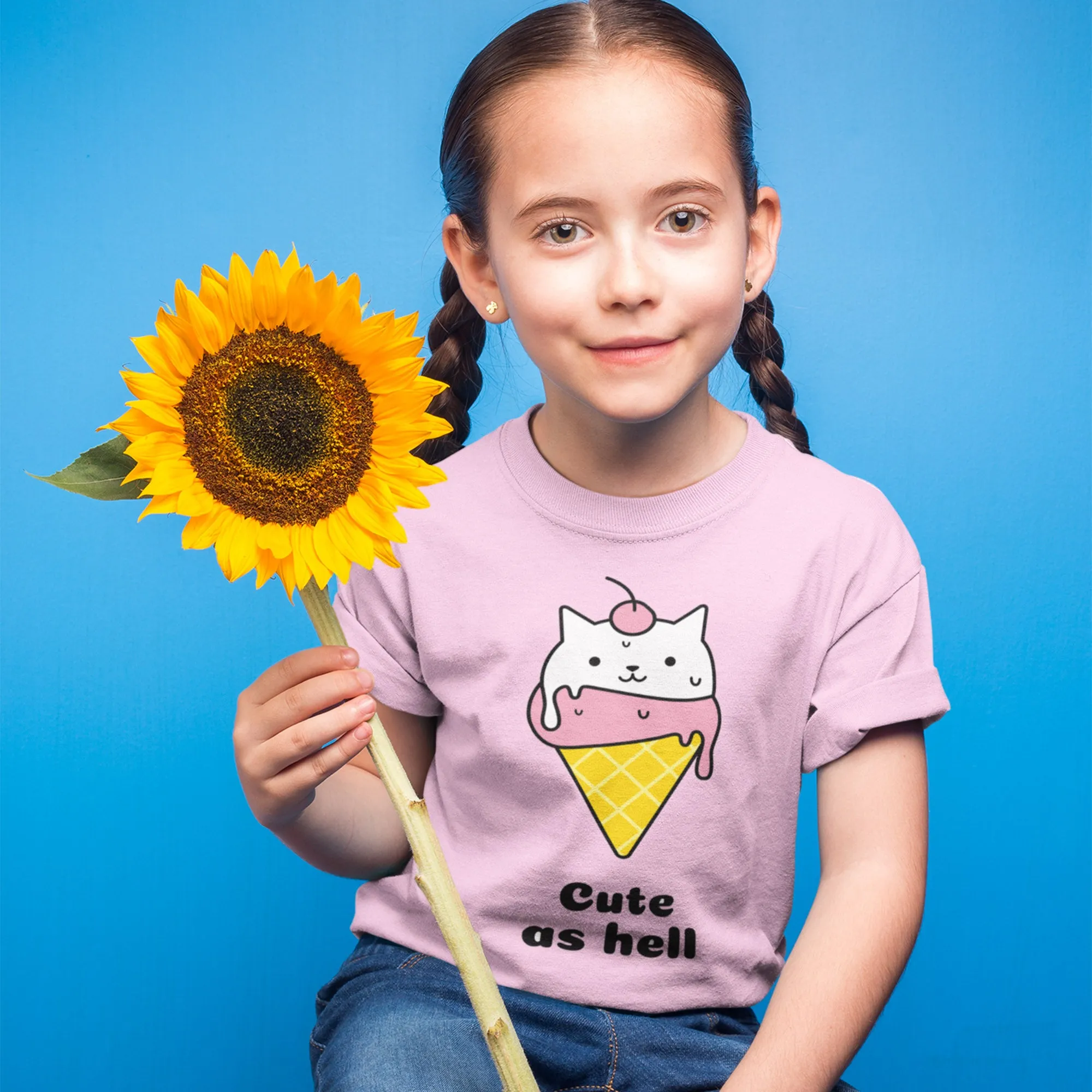 Kids Tee - 100% Cotton Cute as Hell