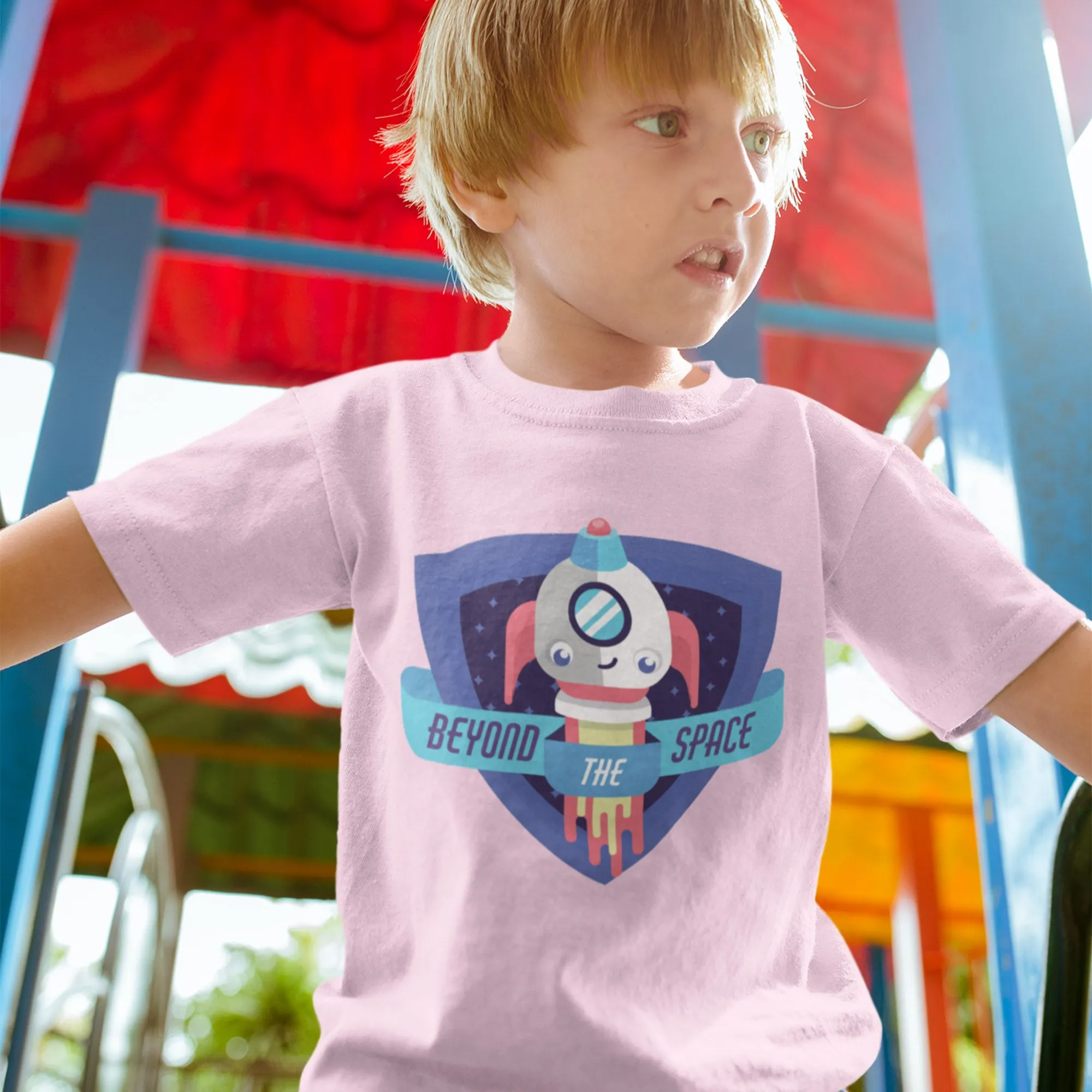 Kids Tee - 100% Cotton Rocket