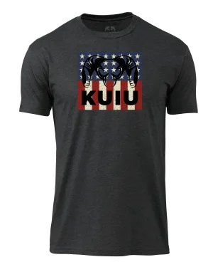 KUIU Retro Patriot T-Shirt | Charcoal