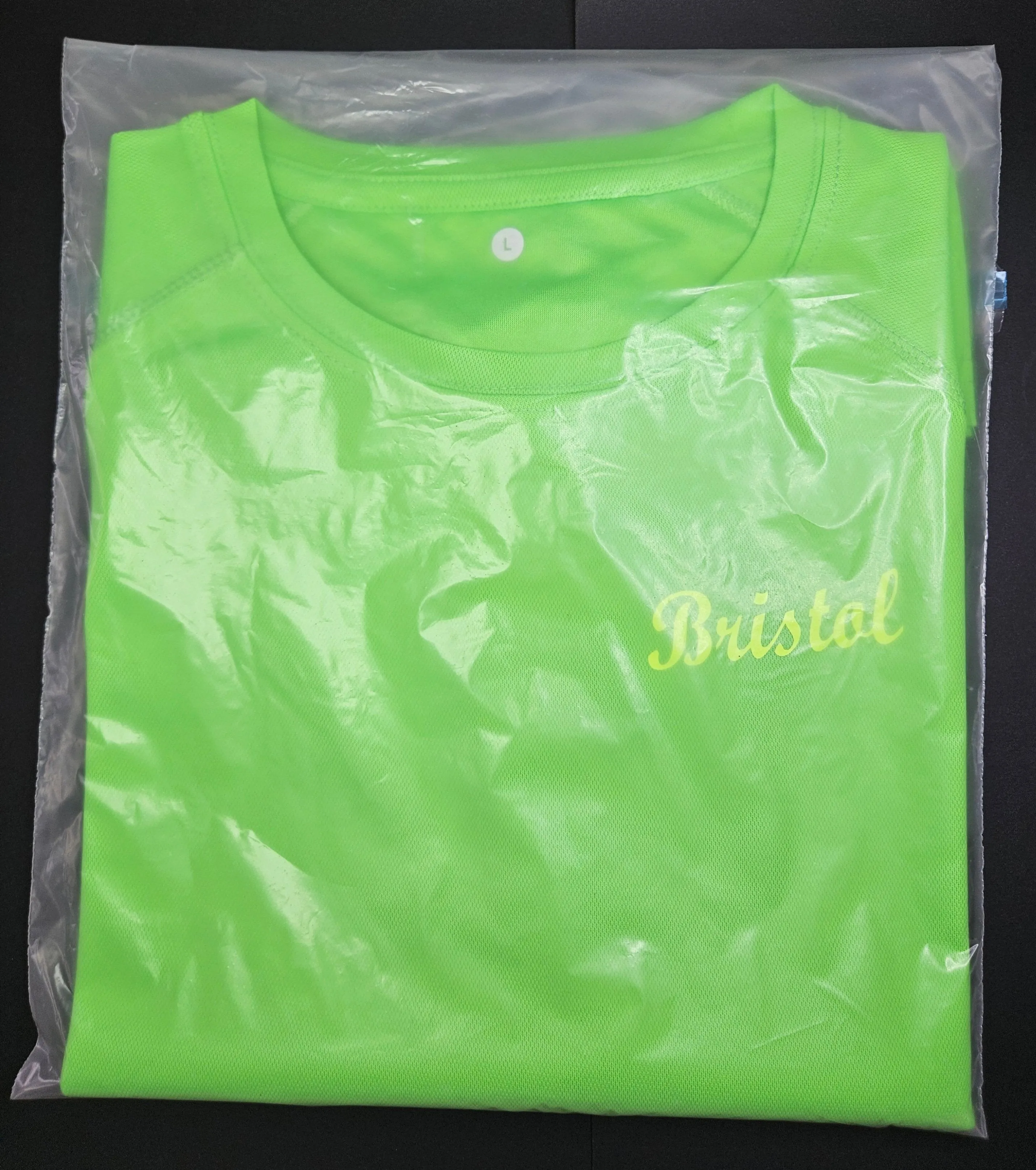 Lime Green. T-Shirts with Hot Air Balloons in Bristol Graphics for Adults. High quality sport Aircool Tees. Lime Green colour.