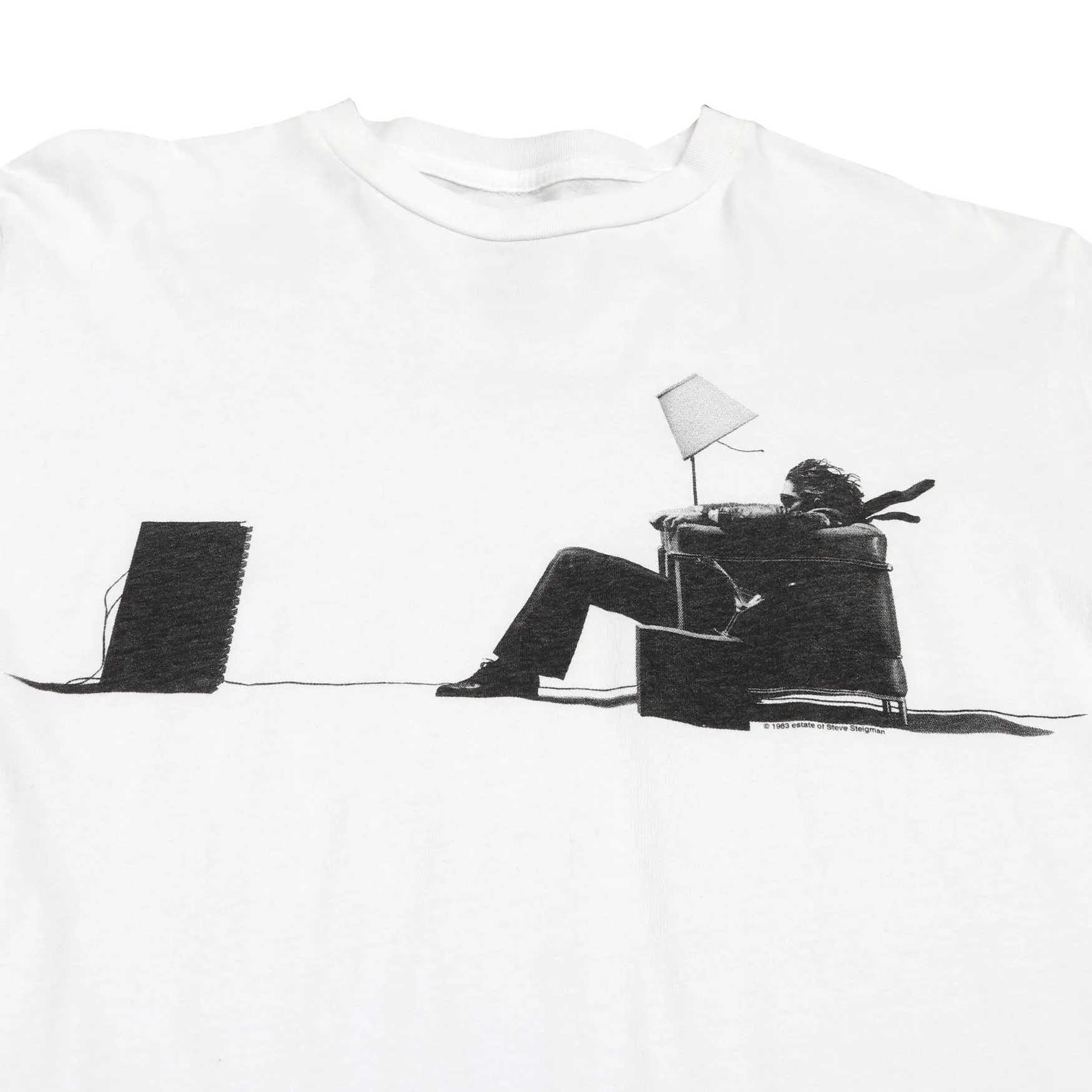 Maxell Blown Away Guy graphic white t-shirt by Altru Apparel