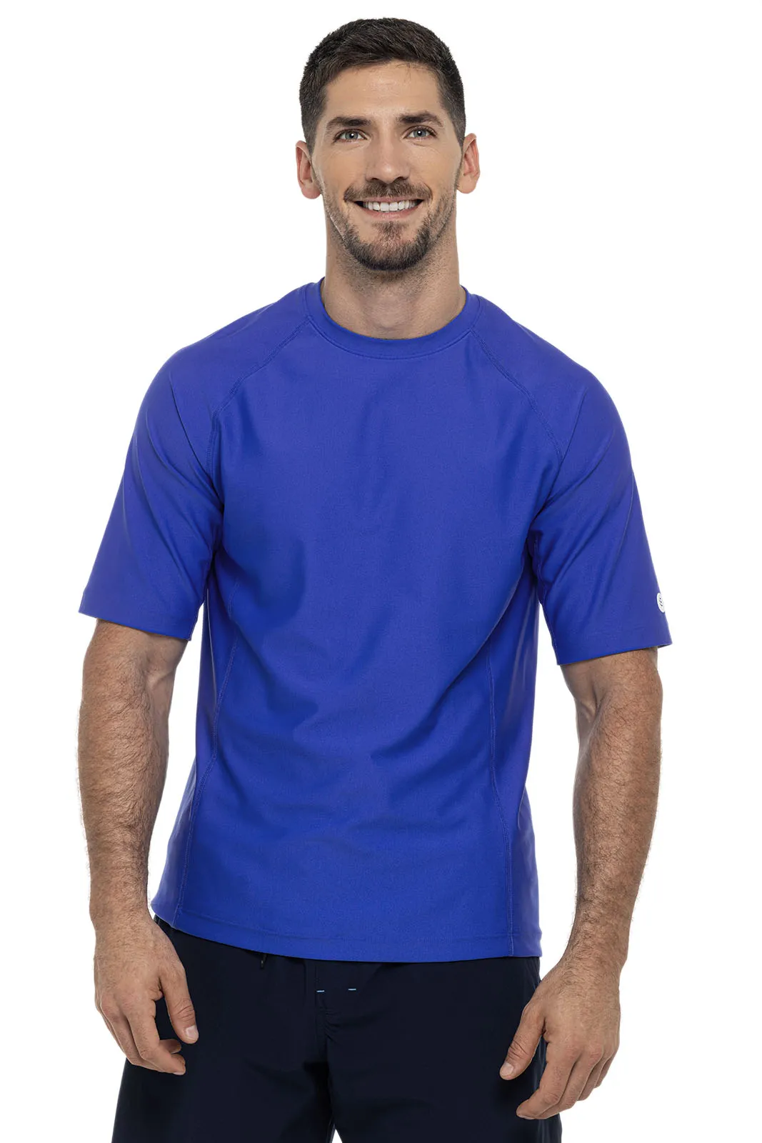 Men's Hightide Short Sleeve Swim Shirt | Baja Blue