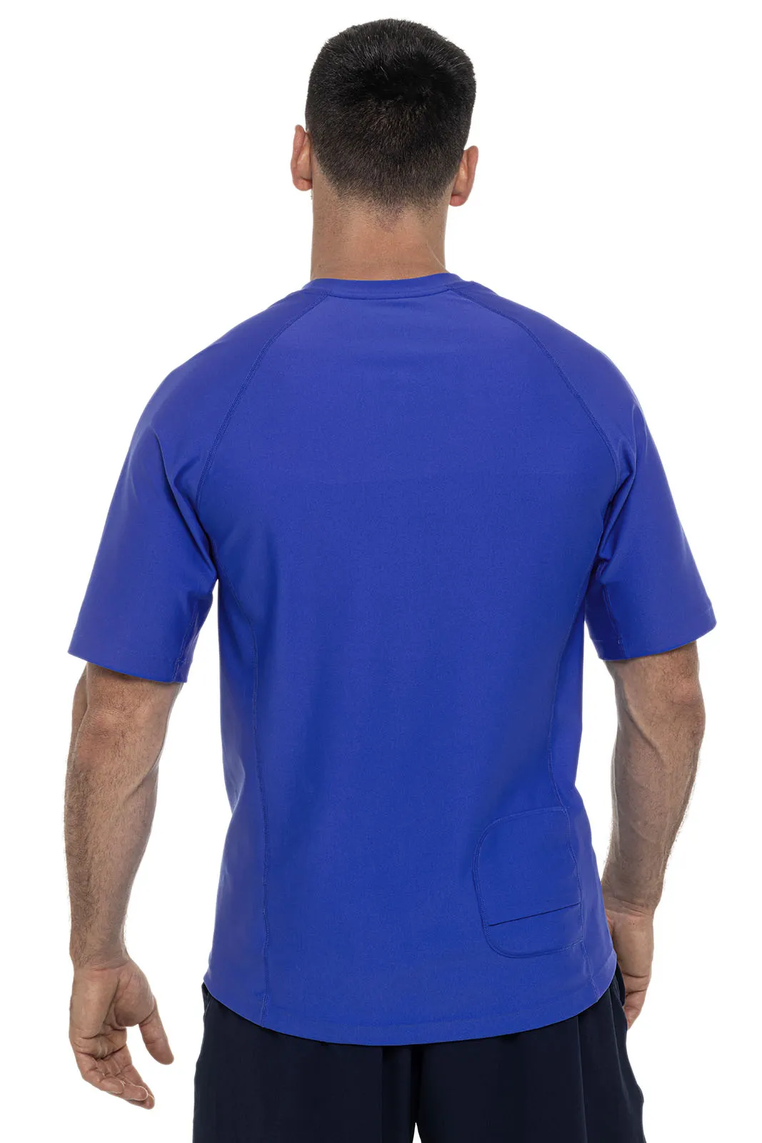 Men's Hightide Short Sleeve Swim Shirt | Baja Blue