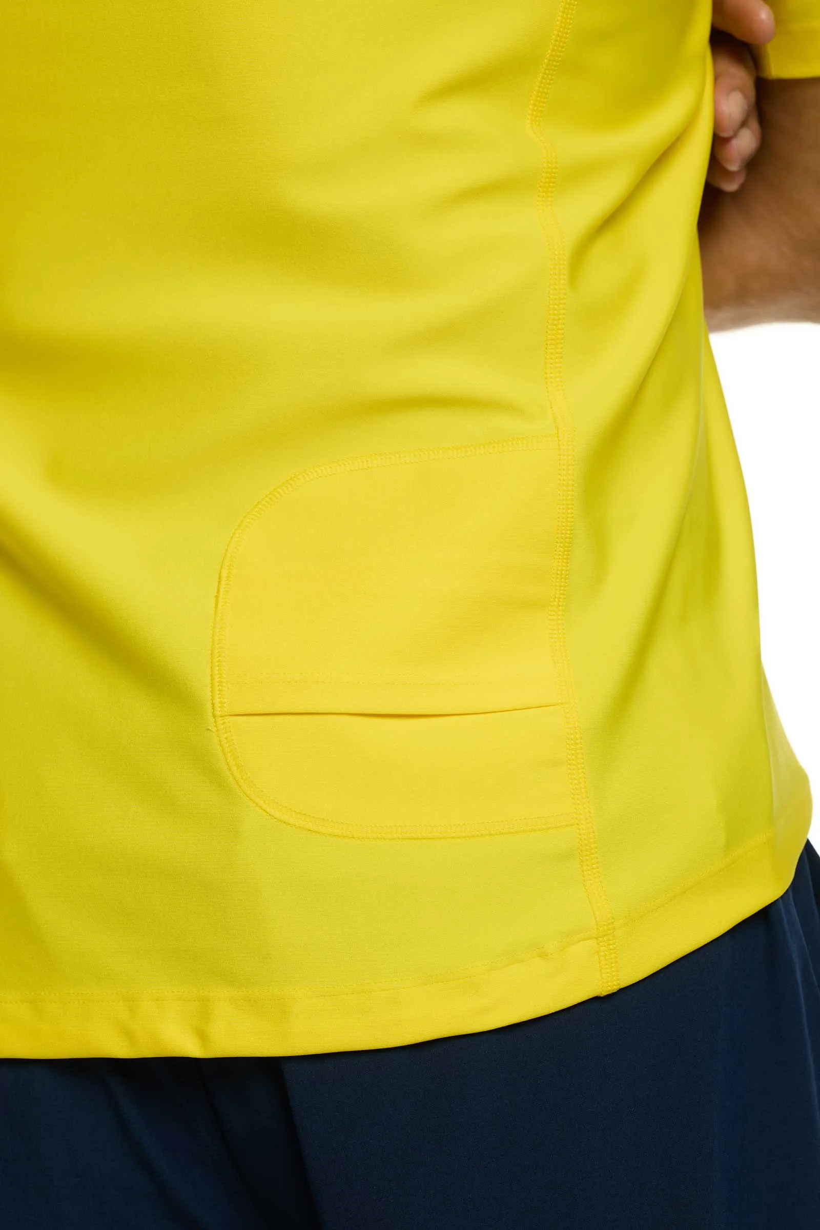 Men's Hightide Short Sleeve Swim Shirt | Bold Yellow