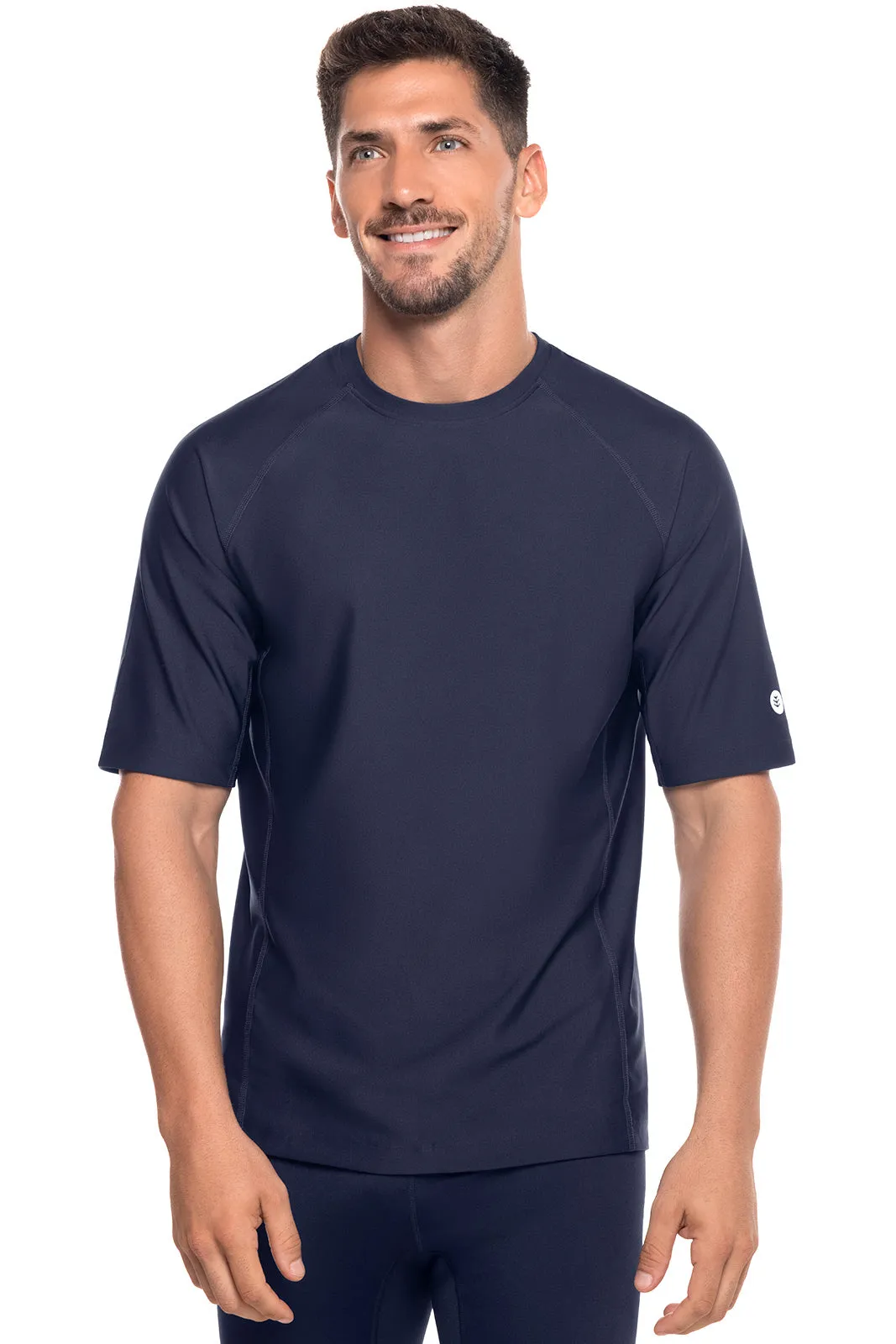 Men's Hightide Short Sleeve Swim Shirt | Navy