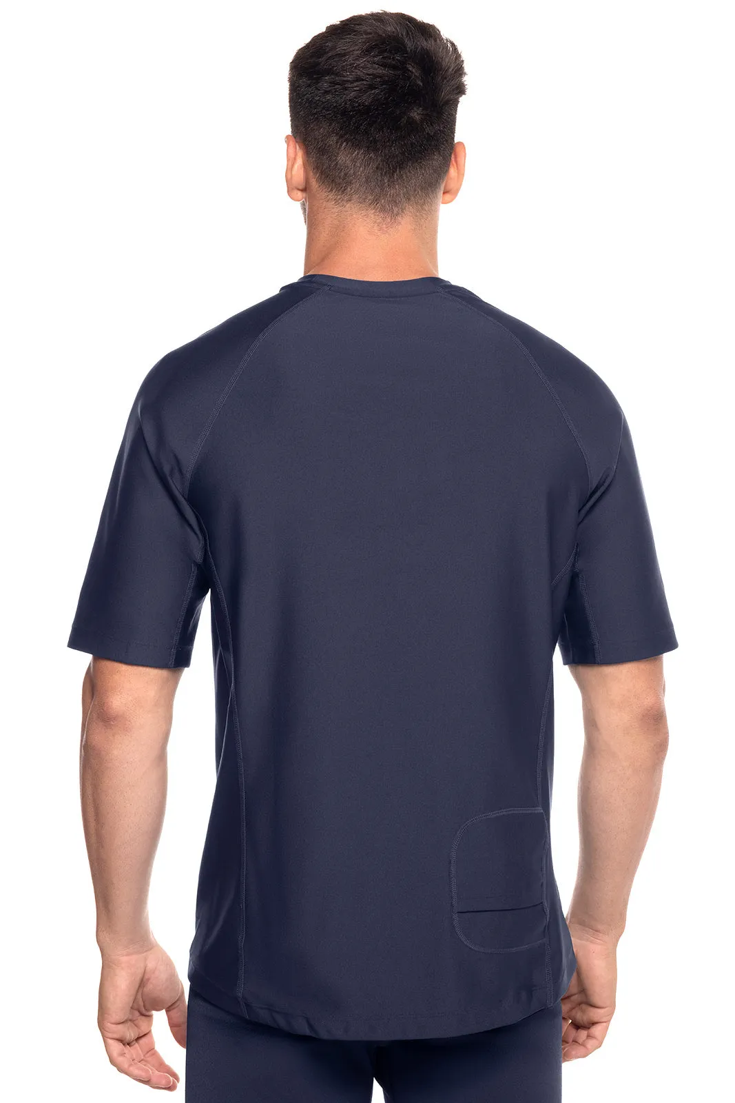 Men's Hightide Short Sleeve Swim Shirt | Navy