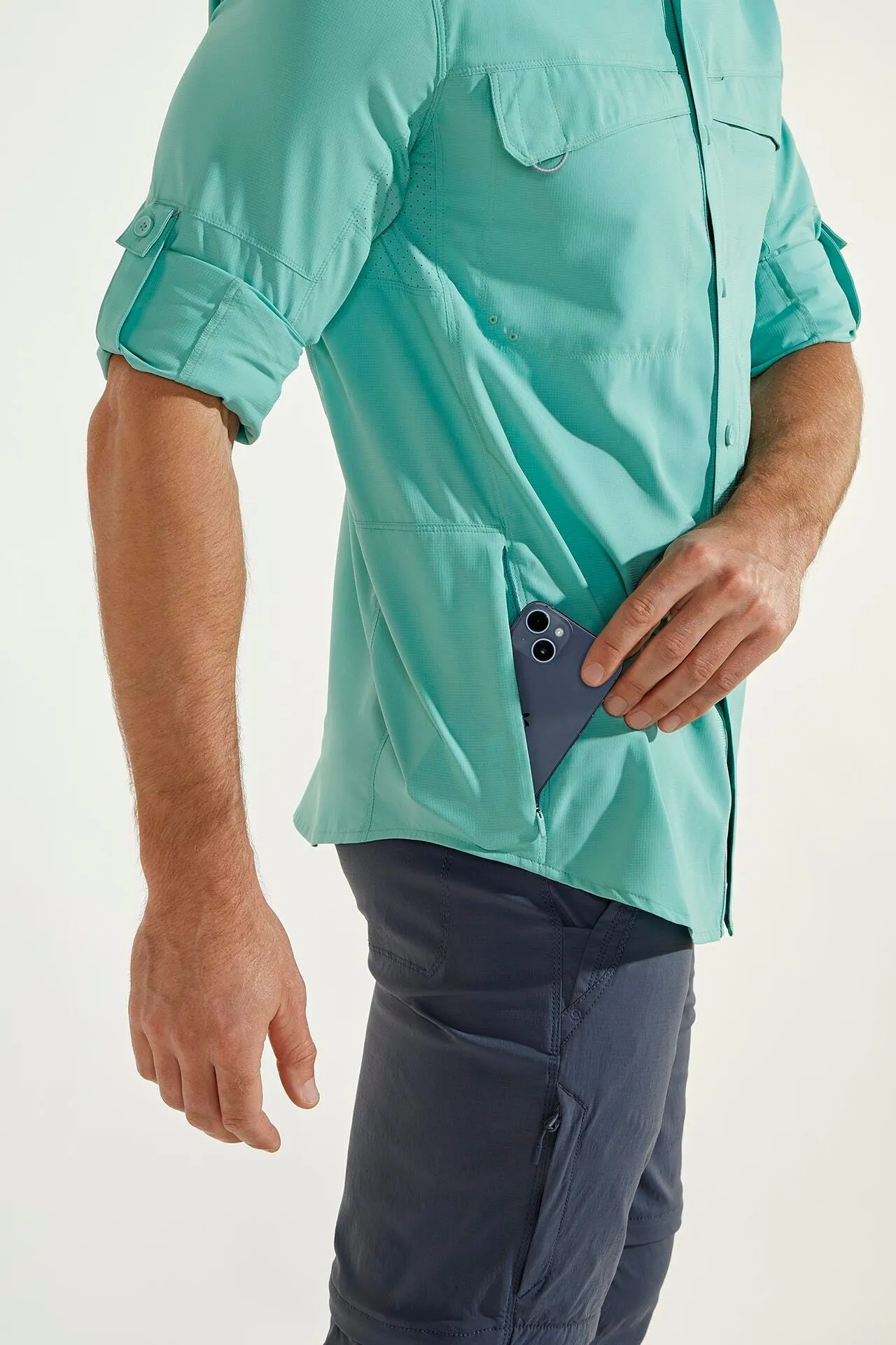 Men's Nassau Fishing Shirt  |  Serene Sage