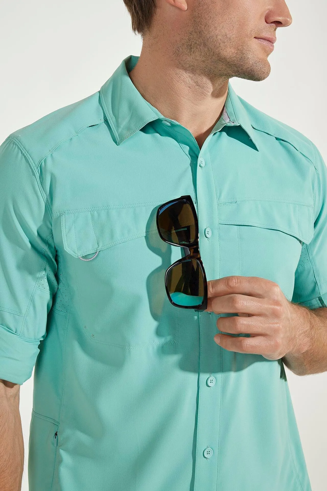 Men's Nassau Fishing Shirt  |  Serene Sage