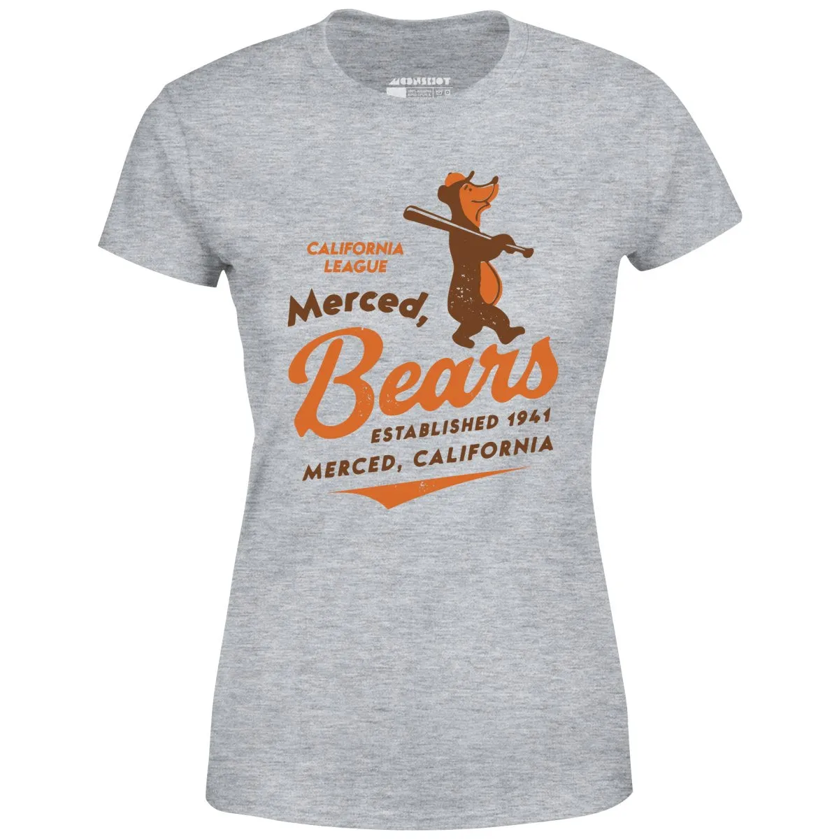 Merced Bears - California - Vintage Defunct Baseball Teams - Women's T-Shirt