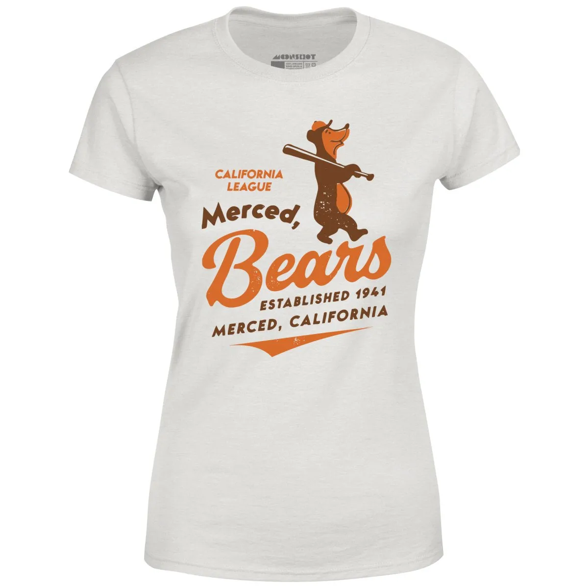 Merced Bears - California - Vintage Defunct Baseball Teams - Women's T-Shirt