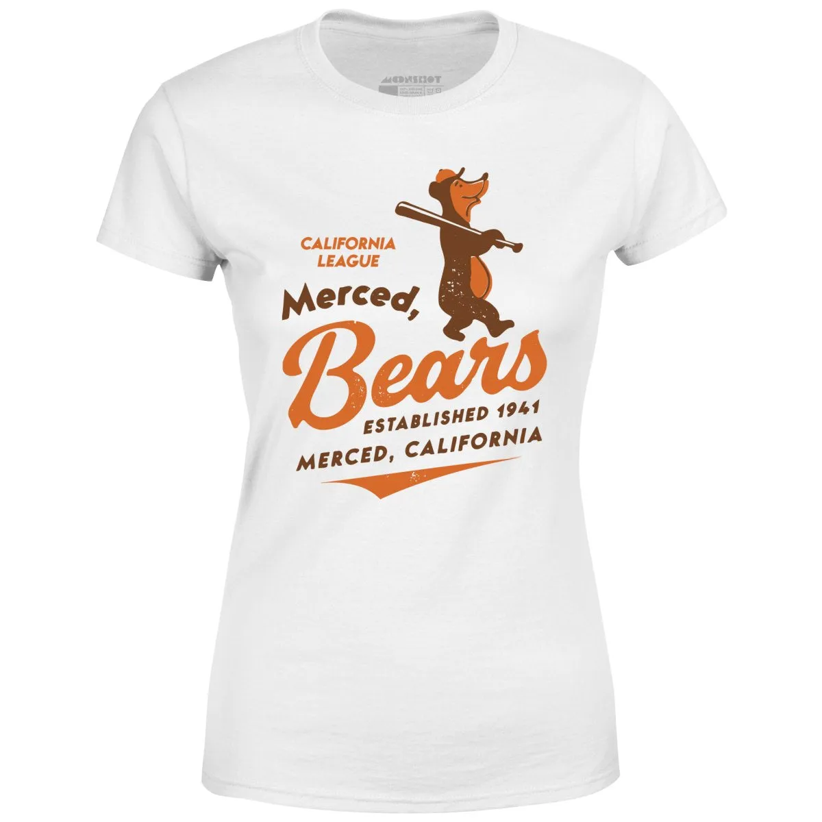 Merced Bears - California - Vintage Defunct Baseball Teams - Women's T-Shirt