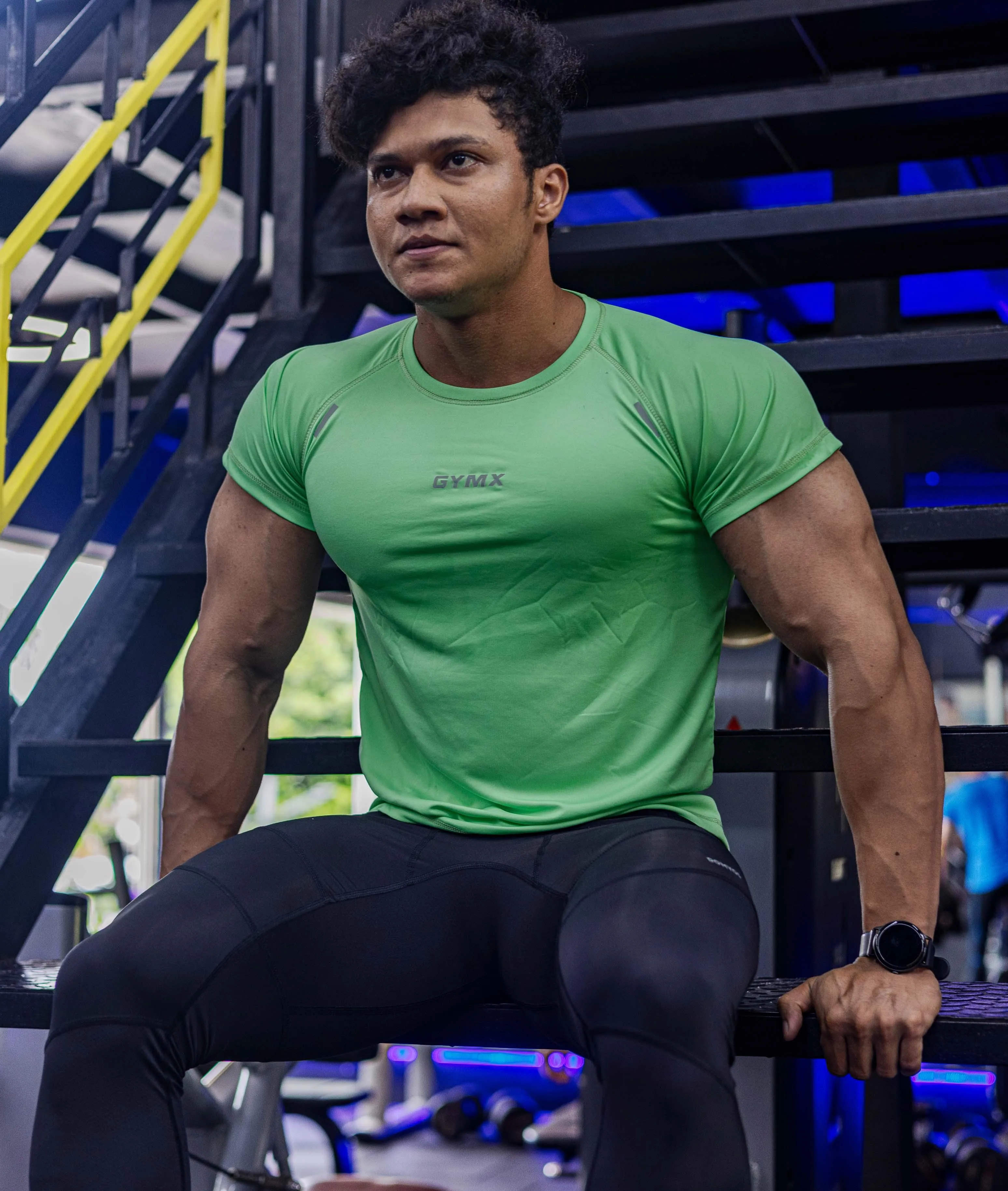 Neon Green GymX Tee