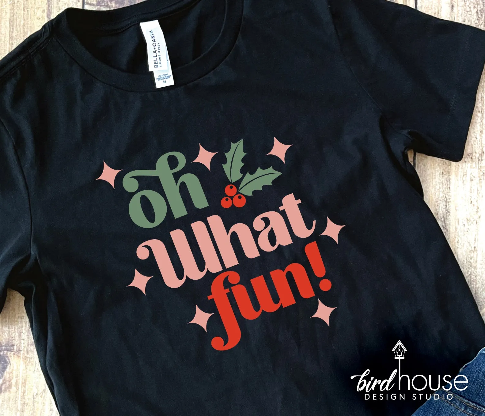 Oh What Fun Shirt, Cute Christmas Graphic Tee